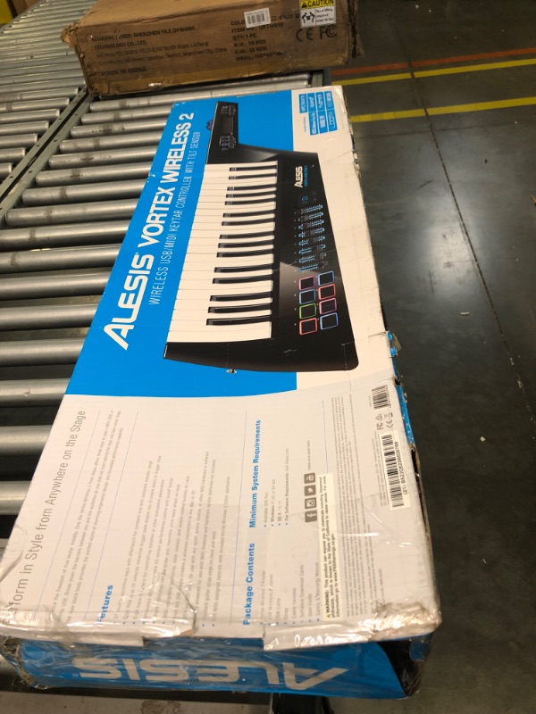 Photo 2 of Alesis Vortex Wireless 2 - High-Performance USB MIDI Wireless Keytar Controller with Professional Software Suite Included