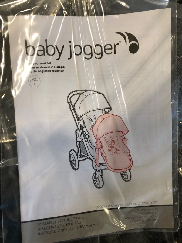 Photo 3 of Baby Jogger Second Seat Kit for City Select 2 Stroller, Radiant Slate