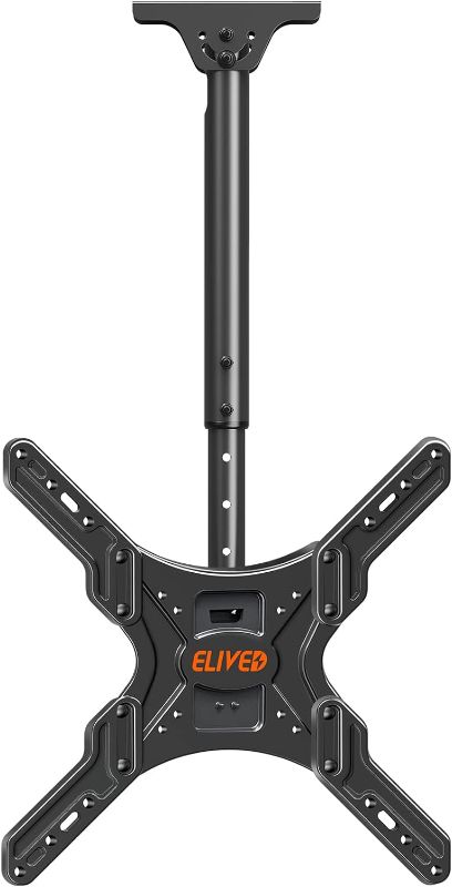 Photo 1 of 
ELIVED Ceiling TV Mount Fits Most 26-65 Inch LED, LCD OLED Flat Screen TVs, Full Motion Height Adjustable TV Mount Bracket, Swivel and Tilt TV Bracket, Max.