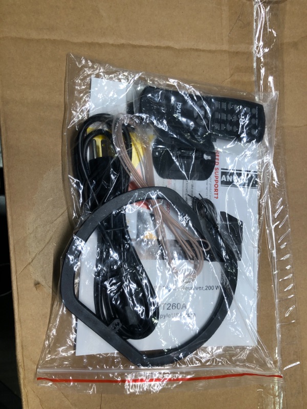 Photo 1 of Pyle 200W Home Audio Power Amplifier Accessories