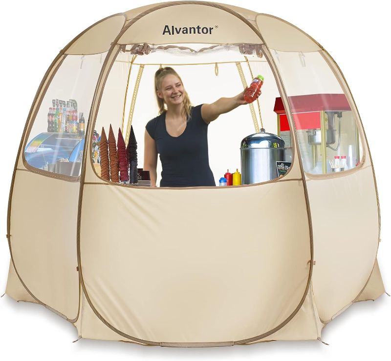 Photo 1 of 
Alvantor 10x10 Pop Up Canopy Tent - Easy Setup for Vendor Booths - Commercial Grade - Portable Gazebos - Beige
