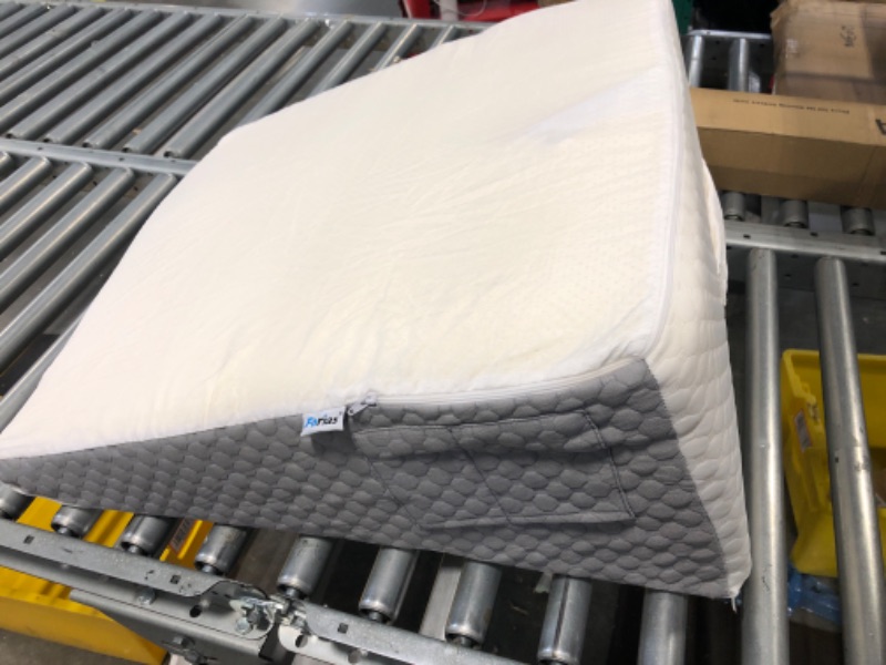 Photo 1 of 
Forias Wedge Pillows 12" Bed Wedge Pillow for Sleeping Acid Reflux After Surgery Triangle Pillow Wedge for Sleeping Gerd Snoring, Air Layer Wedge...