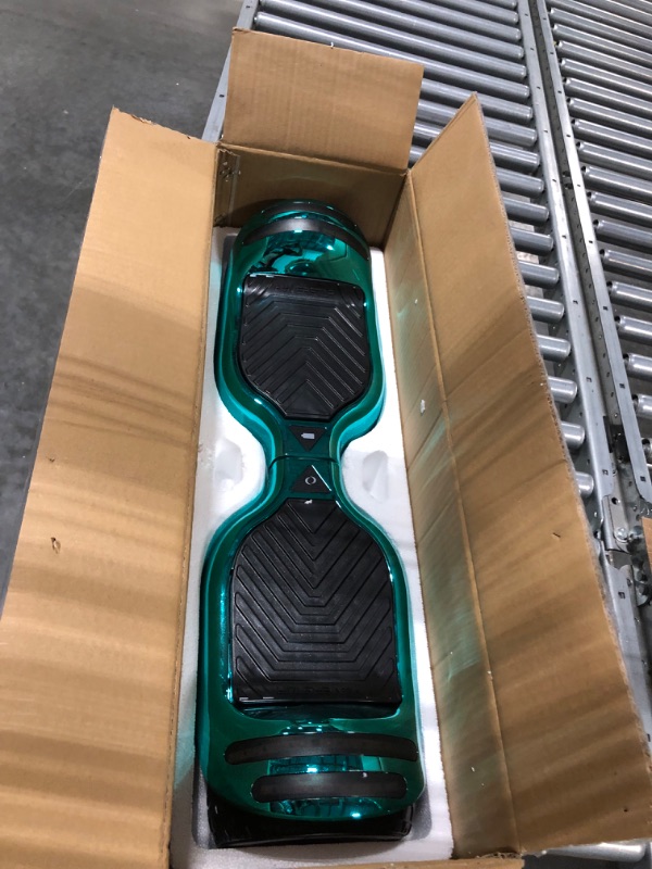 Photo 3 of 6.5 LED Wheel Hoverboard Two-Wheel Self Balancing Electric Scooter UL 2272 Certified, Chrome Silver