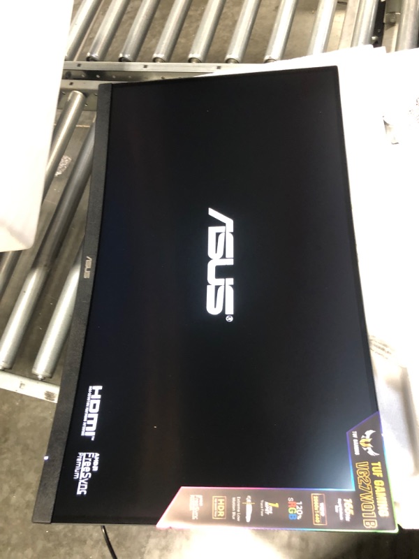 Photo 3 of ASUS TUF Gaming 27" 1440P HDR Curved Monitor (VG27WQ1B) - QHD (2560 x 1440), 165Hz (Supports 144Hz), 1ms, Extreme Low Motion Blur, Speaker, FreeSync Premium, VESA Mountable, DisplayPort, HDMI , BLACK 27" Curved QHD 1ms 165Hz FreeSync Premium Monitor