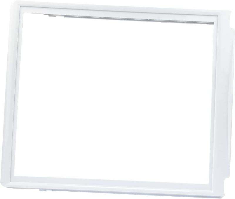 Photo 1 of 240599301 Crisper Pan Cover Compatible with Frigidaire Refrigerator Shelf Frame Without Glass Refrigerator, Delicatessen Drawer Cover 19-5/8" x 16-3/8"