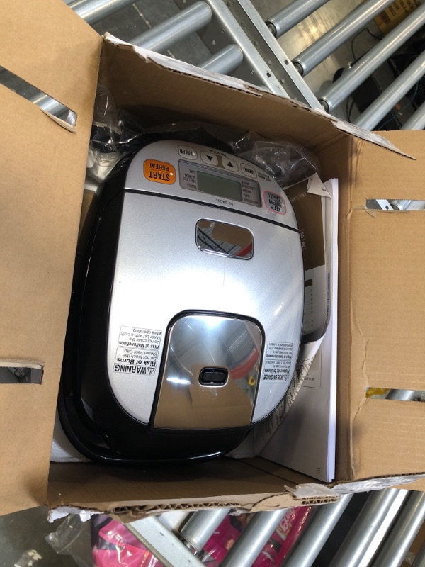 Photo 1 of Zojirushi 612252-NL-BAC05SB Micom Rice Cooker and Warmer, Silver Black