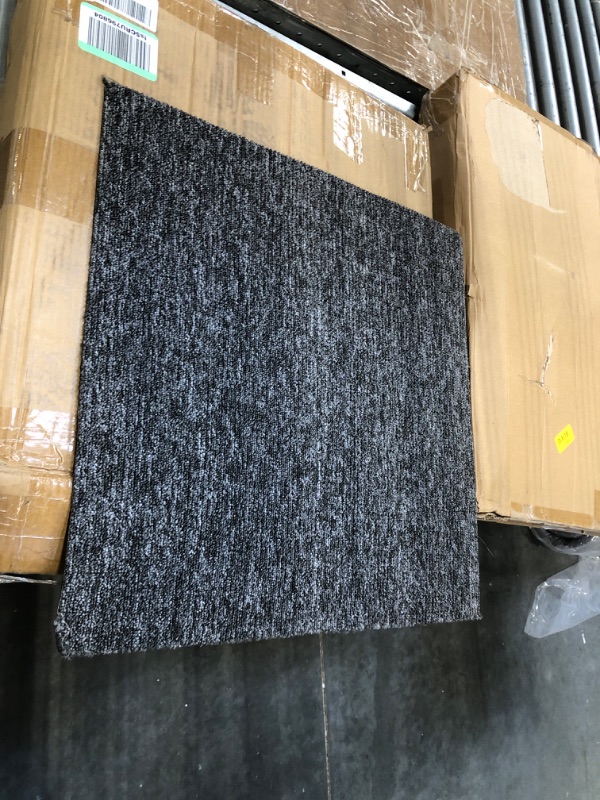 Photo 1 of 20PCS Square Carpet Floor Tiles,20x20 inch Washable DIY Size Easy to Install Carpet & Carpet Tiles for Indoor Outdoor Residential & Commercial (Bitumen Back- Light Grey 20PCS)