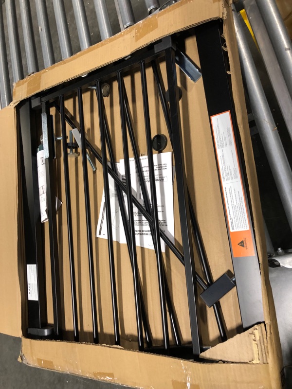 Photo 1 of Babelio Metal 26-40“ Baby Gate Pet Gate with Wall Protectors, Safety Gate for Child and Pets, Pressure Mounted Gate with Door for Stair and Doorway