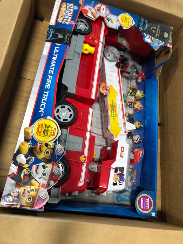 Photo 2 of PAW Patrol Ultimate Rescue Fire Truck with Extendable 2 ft. Tall Ladder, for Ages 3 and Up