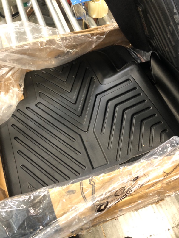 Photo 3 of YITAMOTOR Floor Mats Compatible with 2015-2022 Chevy Colorado Crew Cab/GMC Canyon Crew Cab, Custom Fit Floor Liners, 1st & 2nd Row All Weather Protection, Black