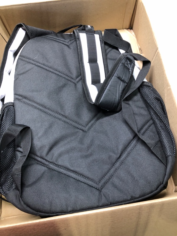 Photo 5 of adidas Unisex Prime 6 Backpack, Two Tone White/Black, One Size One Size Two Tone White/Black