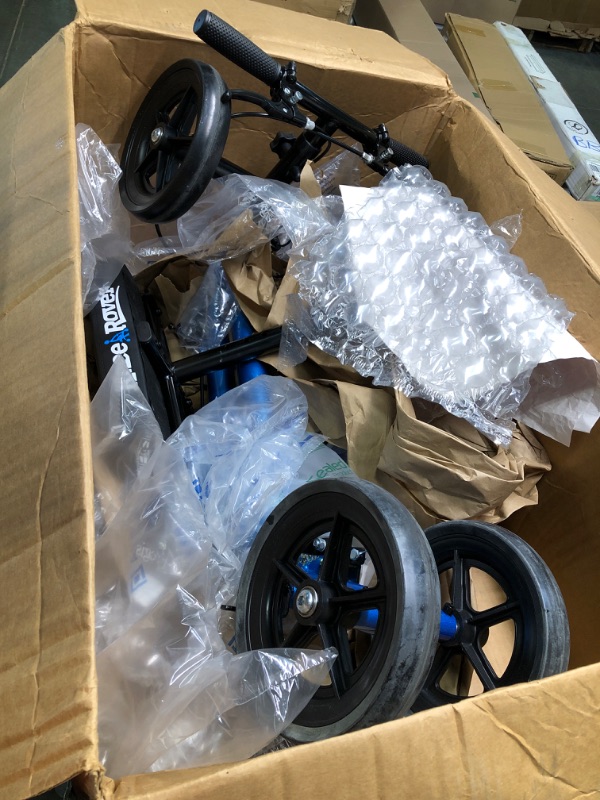 Photo 1 of KneeRover Economy Knee Scooter Steerable Knee Walker Crutch Alternative with Dual Braking System in Metallic Blue