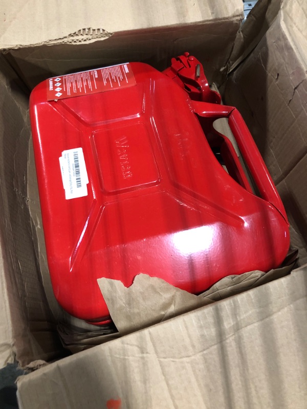 Photo 1 of Wavian USA JC0010RVS Authentic NATO Jerry Fuel Can and Spout System Red (10 Litre)