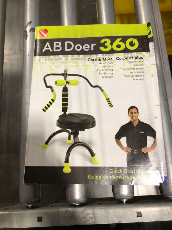 Photo 2 of AB Doer 360 Transform Your Entire Body with Abdobics Ab Workout and Exercise Machine (DVD and Nutrition Guidebook Included)