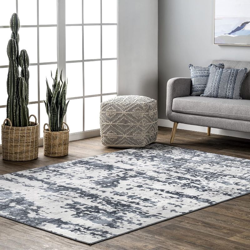 Photo 1 of   Machine Washable Area Rug Grey