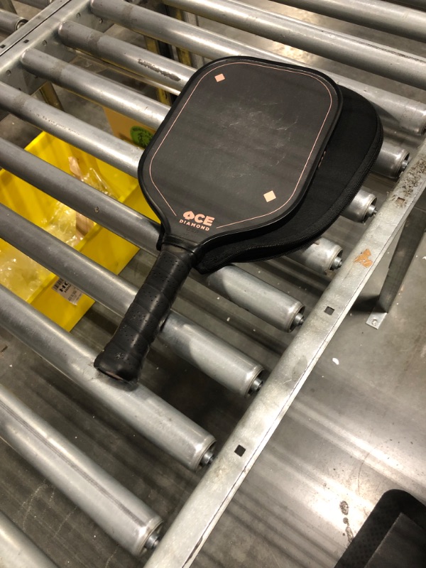 Photo 4 of ACE Pickleball Diamond - Premium Pickleball Paddle, Made of Carbon Fiber - USAPA Approved Best Pickle Ball Racket for Tournament Play - Non-Slip Grip Texture, Spin & Control with Aramid Honeycomb Core