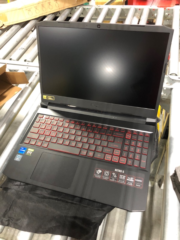 Photo 6 of Acer Nitro 5 AN515-57-79TD Gaming Laptop | Intel Core i7-11800H | NVIDIA GeForce RTX 3050 Ti Laptop GPU | 15.6" FHD 144Hz IPS Display | 8GB DDR4 | 512GB NVMe SSD | Killer Wi-Fi 6 | Backlit Keyboard i7-11800H / RTX3050 Notebook only