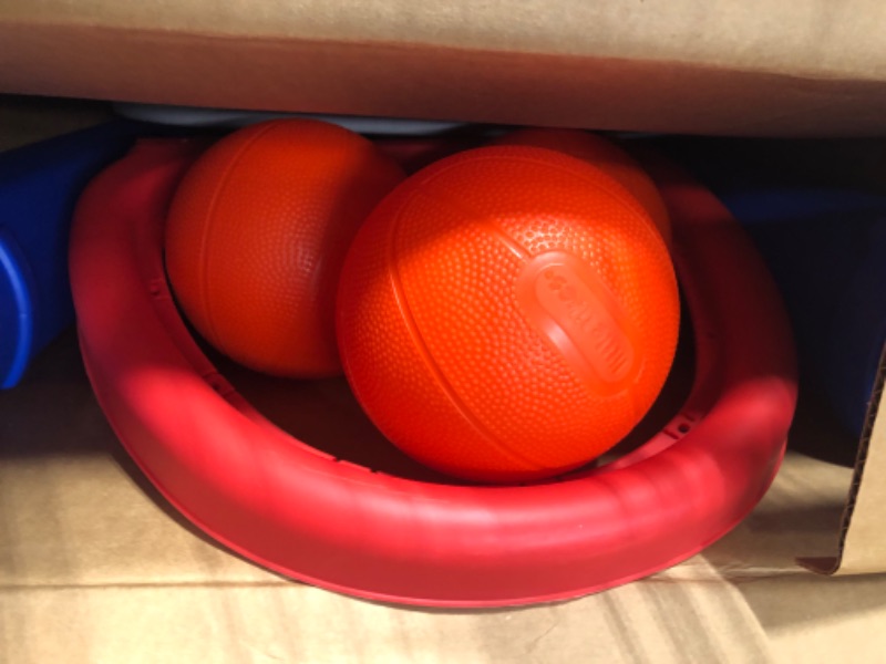 Photo 1 of Little Tikes Easy Score Basketball Set, Blue, 3 Balls - Amazon Exclusive Standard