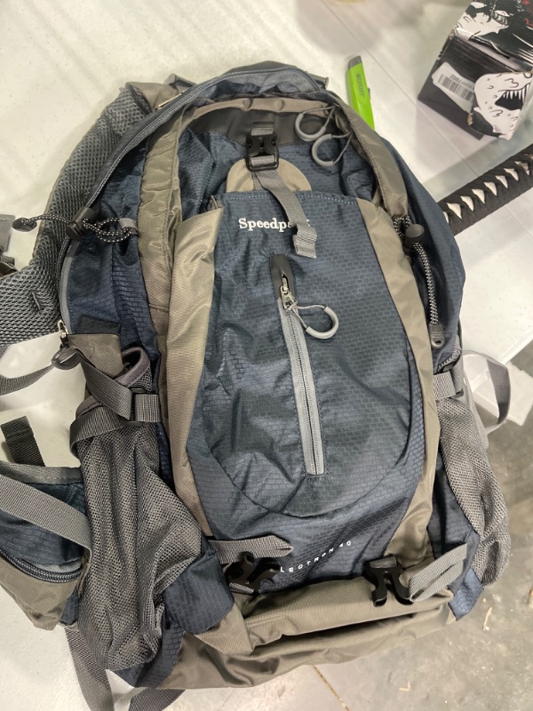 Photo 1 of SPEEDPARK Hiking Backpack 40L Waterproof Hiking Daypack with Rain Cover, Outdoor Trekking Travel Backpacks for Men Women