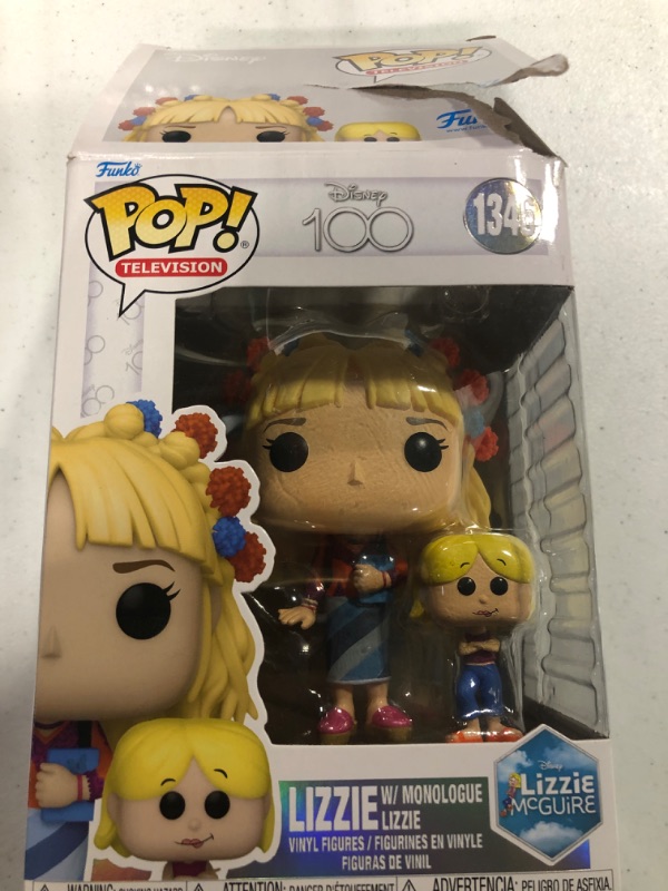 Photo 3 of Funko Pop! & Buddy: Disney 100 - Lizzie McGuire, Lizzie with Monologue Lizzie