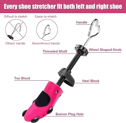 Photo 1 of IVOBUY Shoe Support Flat Shoe Support Shoe Last Men's And Women's High-heeled Shoes?2 Pairs?PINK