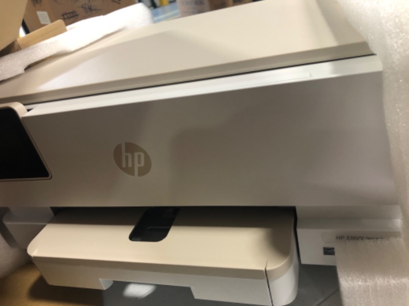 Photo 2 of HP ENVY Inspire 7255e Wireless Color Inkjet Printer, Print, scan, copy, Easy setup, Mobile printing, Best for home, Instant Ink with HP+, White New