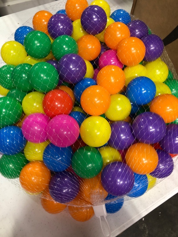 Photo 2 of 100 Pcs Colorful Soft Plastic Ocean Fun Ball Balls Baby Kids Tent Swim Pit Toys Game Gift 5.5cm