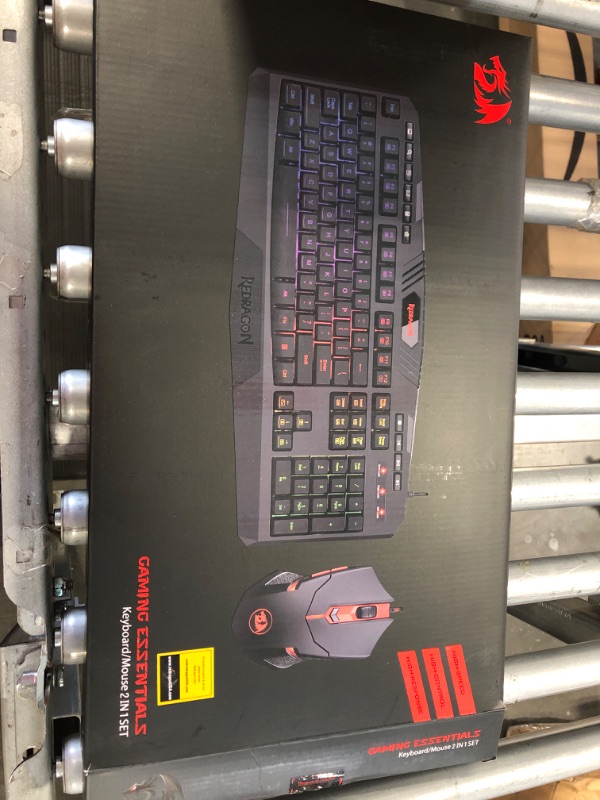 Photo 3 of Redragon S101 Gaming Keyboard, M601 Mouse, RGB Backlit Gaming Keyboard, Programmable Backlit Gaming Mouse, Value Combo Set [New Version] Black