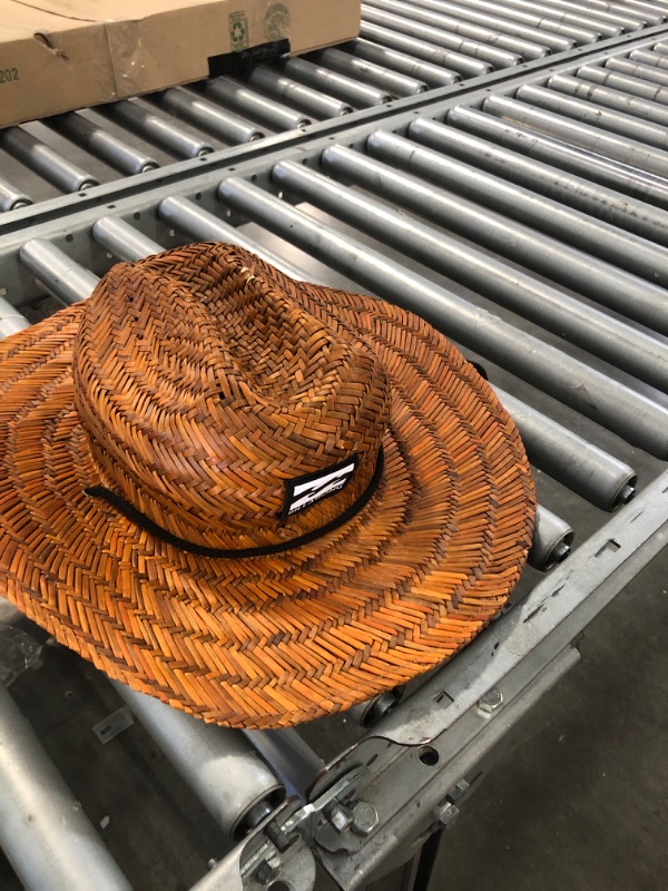 Photo 4 of Billabong Men's Classic Straw Lifeguard Hat One Size Brown