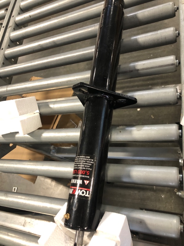 Photo 2 of TYT Heavy Duty 5000 lbs A-Frame Trailer Jack with 15" Top-Wind Vertical Travel, Black Sandblast Coating, and Foot Plate for RVs, Boat, Utility, and Camping Trailers 15" A Farme Trailer Jack w/foot 5000 lbs