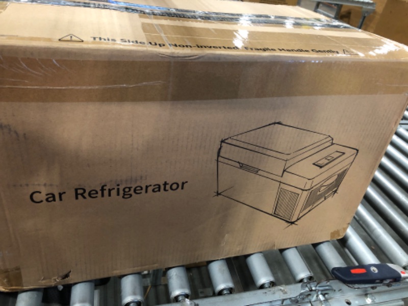 Photo 2 of Alpicool C20 Portable Car Freezer,12 Volt Refrigerator, 21 Quart (20 Liter) Fast Cooling 12V Car Fridge -4?~68?, Car Cooler, 12/24V DC and 100-240V AC for Outdoor, Camping, RV, Truck, Boat 20 Quart Gray