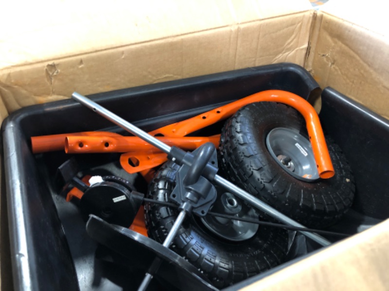 Photo 1 of Agri-Fab Push Broadcast Spreader, 130-lb Capacity