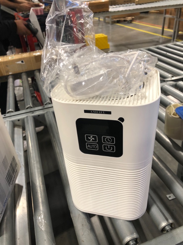 Photo 1 of Air Purifiers for Bedroom Home Large Room 610 sq.ft (Filter Inside), Upgrade AMEIFU H13 Hepa Purifier with Aromatherapy Function for Pets Hair, Allergies, Smoke, Dust and Smell (California Available) White Air Purifier
