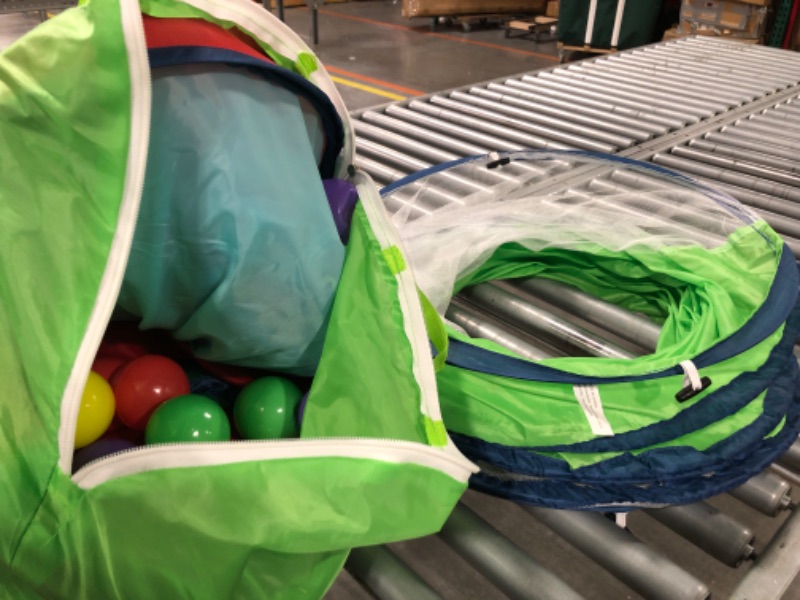 Photo 1 of Kiddey 3 in 1 Kids Pop Up Play Tent with Crawl Tunnel and Ball Pit Set – Durable Playhouse Tent for Boys, Girls, Babies, Toddlers & Pets – for Indoor & Outdoor Use, with Carrying Case 3 Pc. Play Tent