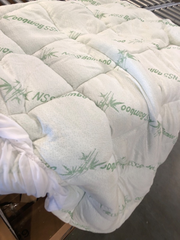 Photo 1 of  Mattress Protector Full Size Bed, 100% Waterproof Mattress Cover, Cooling and Breathable Bamboo Mattress Pad Cover, Deep Pocket 8"-21" Full 54"×75" Bamboo