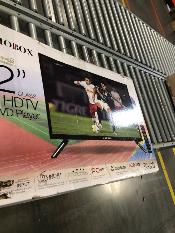 Photo 1 of Audiobox 32" TV Widescreen HDTV, Built-in DVD Player with HDMI & USB with Car Cord Adapter and Digital Noise Reduction (TV-32D)