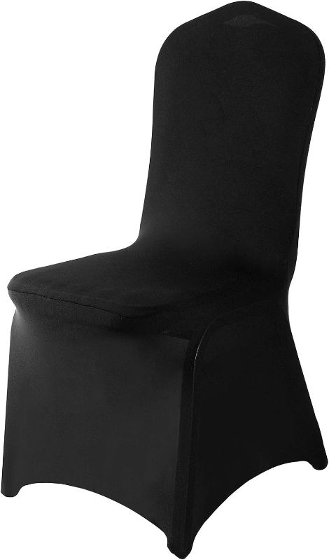 Photo 1 of 6 Pack Black Spandex Chair Covers