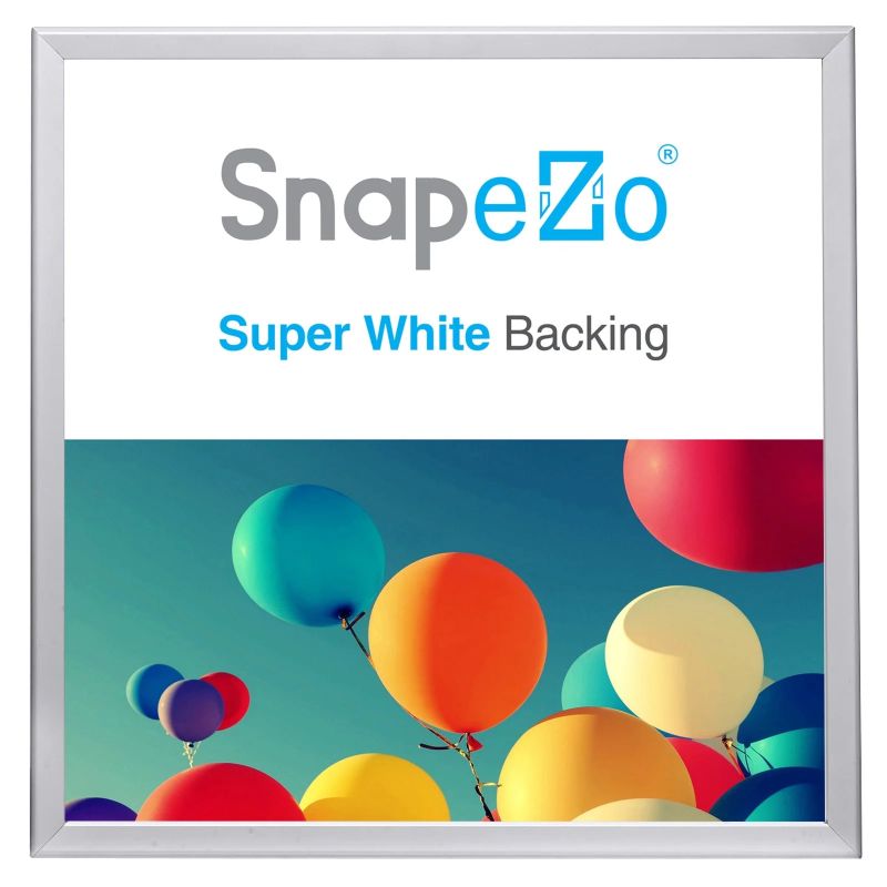 Photo 1 of 36x36 Silver Snapezo® Snap Frame - 1.25" Profile