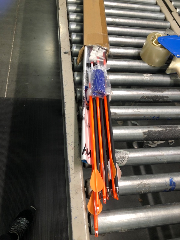 Photo 2 of  Arrow Set Youth for Kids 12 to 16 Years Old 8 Arrows and Accessories for Outdooor Practice Orange