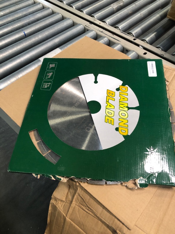 Photo 2 of ALSKAR DIAMOND USA ADLSS 16 inch Dry or Wet Cutting General Purpose Segmented High Speed Diamond Saw Blades for Concrete Stone Brick Masonry (16")