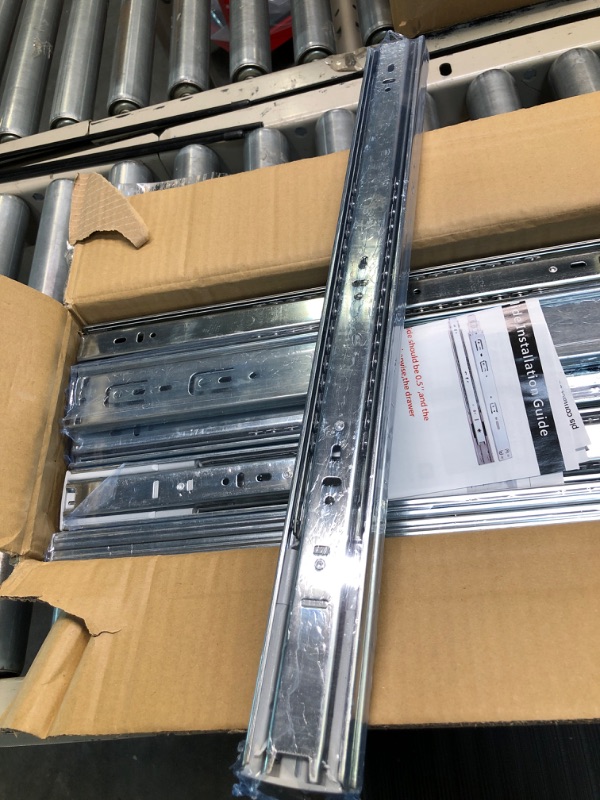 Photo 1 of 10 Pairs Soft Close Drawer Slides 20in -  SL4502S3-20 Ball Bearing and Full Extension Dresser Drawer Slides 100lb Capacity Heavy Duty Drawer Slides for Cabinet
