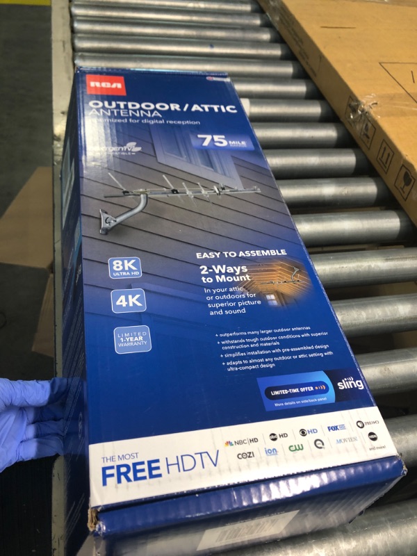 Photo 2 of RCA Compact Outdoor or Attic Yagi TV Antenna - Long Range Digital OTA Antenna for Clear Reception, NexGenTV Compatible, Supports 4K/8K 1080p TVs 75 Mile Range