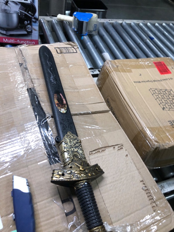 Photo 1 of Aktion Toys Toy Sword with Sheath - 23" Long Plastic Sword with Sound - Toy Swords for Kids 8-12 - Fake Sword - Viking Sword - Medieval Sword - Knight Sword
