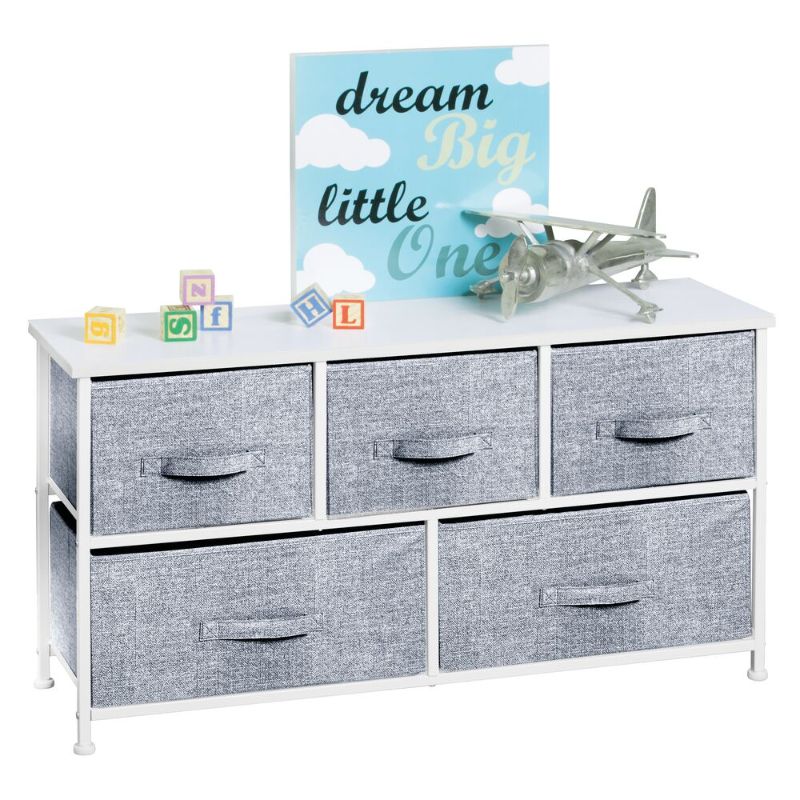 Photo 1 of 5-Drawer Wide Kids Fabric Dresser
