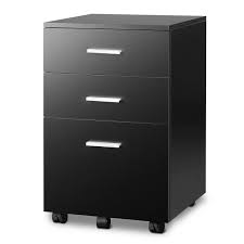 Photo 1 of 3 DRAWER WOODEN CABINET BLACK