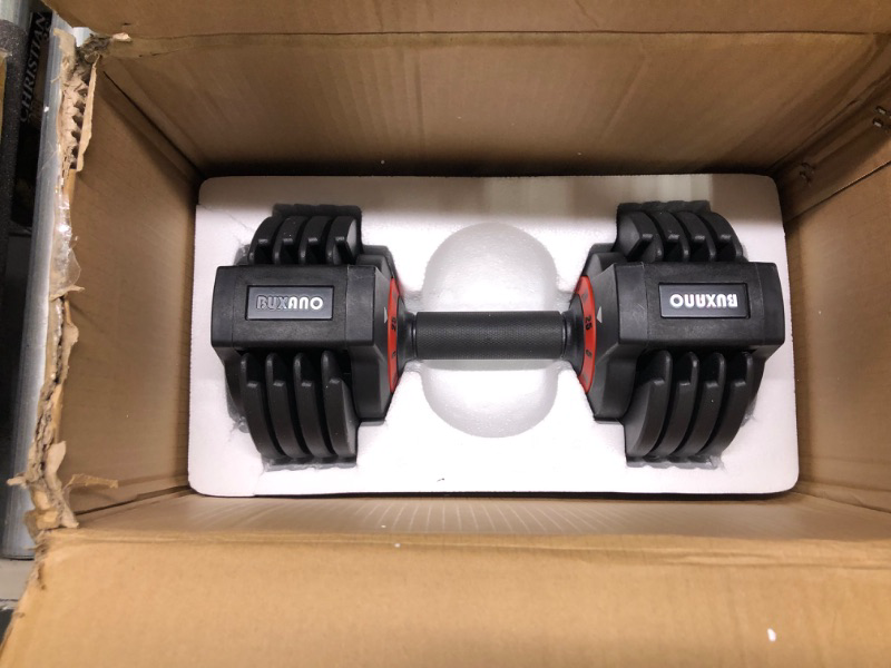 Photo 3 of Adjustable Dumbbells 25LB Single Dumbbell Weights, 5 in 1 Free Weights Dumbbell with Anti-Slip Metal Handle, Suitable for Home Gym Exercise Equipment
