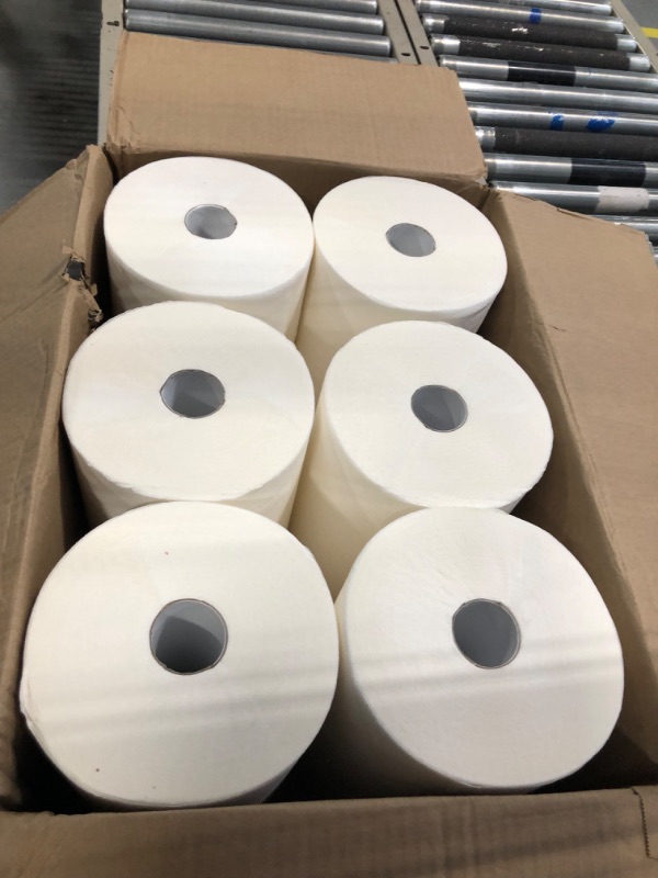 Photo 3 of High Capacity (Tad) Paper Towels - Hand Towels 10 Inch Wide Rolls (6 Rolls) Premium Quality Fits Touchless Automatic roll Towel Dispenser