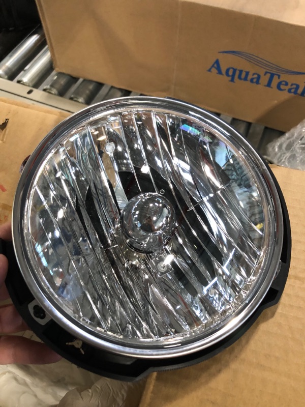 Photo 3 of Dasbecan Halogen Headlight Assembly Compatible With 2015-2018 Jeep Renegade Left Driver Side Headlamp Replaces# 68256570AA CH2502273