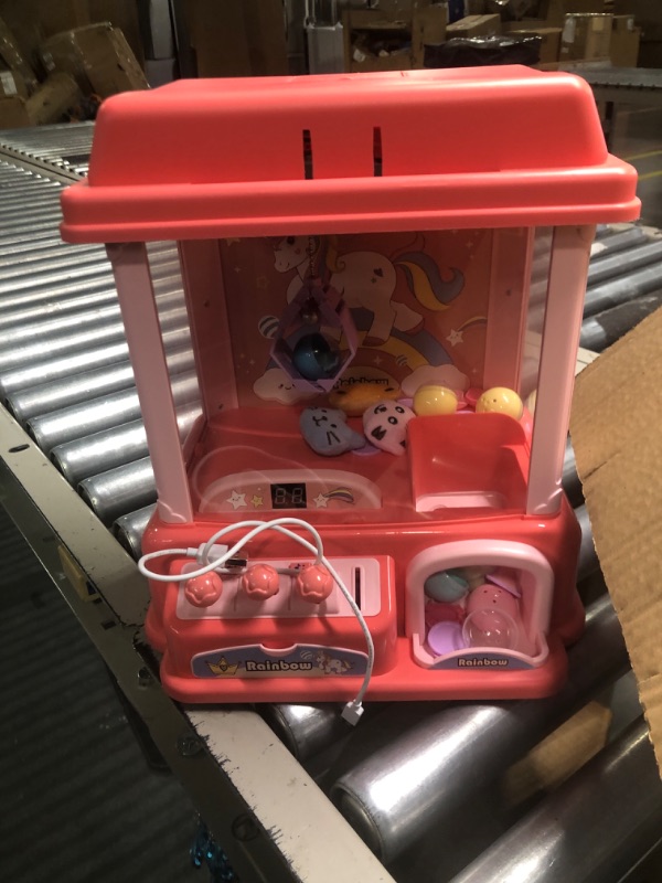 Photo 1 of Mini Claw Machine for Kids|Electronic Arcade Game Indoor Toy for Tiny Stuff Small Fun Cool Things|Candy Vending Machine Toy,Unicorn Toys for Girls,Great Birthday Gift for 6 7 8 9 Year Old Large Unicorn Claw Machine