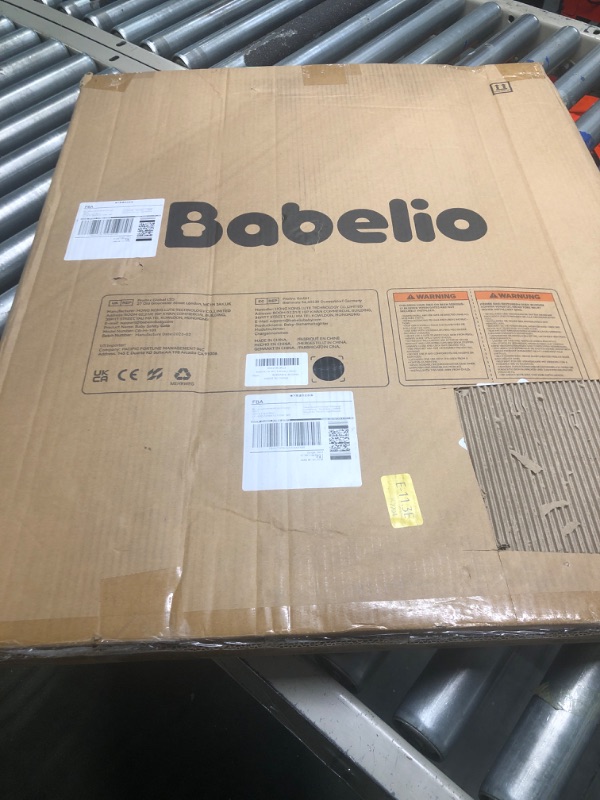 Photo 1 of Babelio Metal 26-40“ Baby Gate Pet Gate with Wall Protectors, Safety Gate for Child and Pets, Pressure Mounted Gate with Door for Stair and Doorway